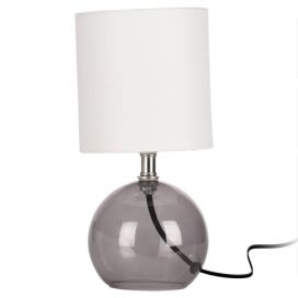 Home Styling Collection Stolní lampa se skleněným podstavcem, 24 cm