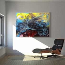 Jindřich Lípa ERUPCE (acryl, plátno 100x140cm) 7.300 Kč