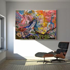 Jindřich Lípa MUMRAJ (acryl, plátno 120cmx180cm) 11.700 Kč