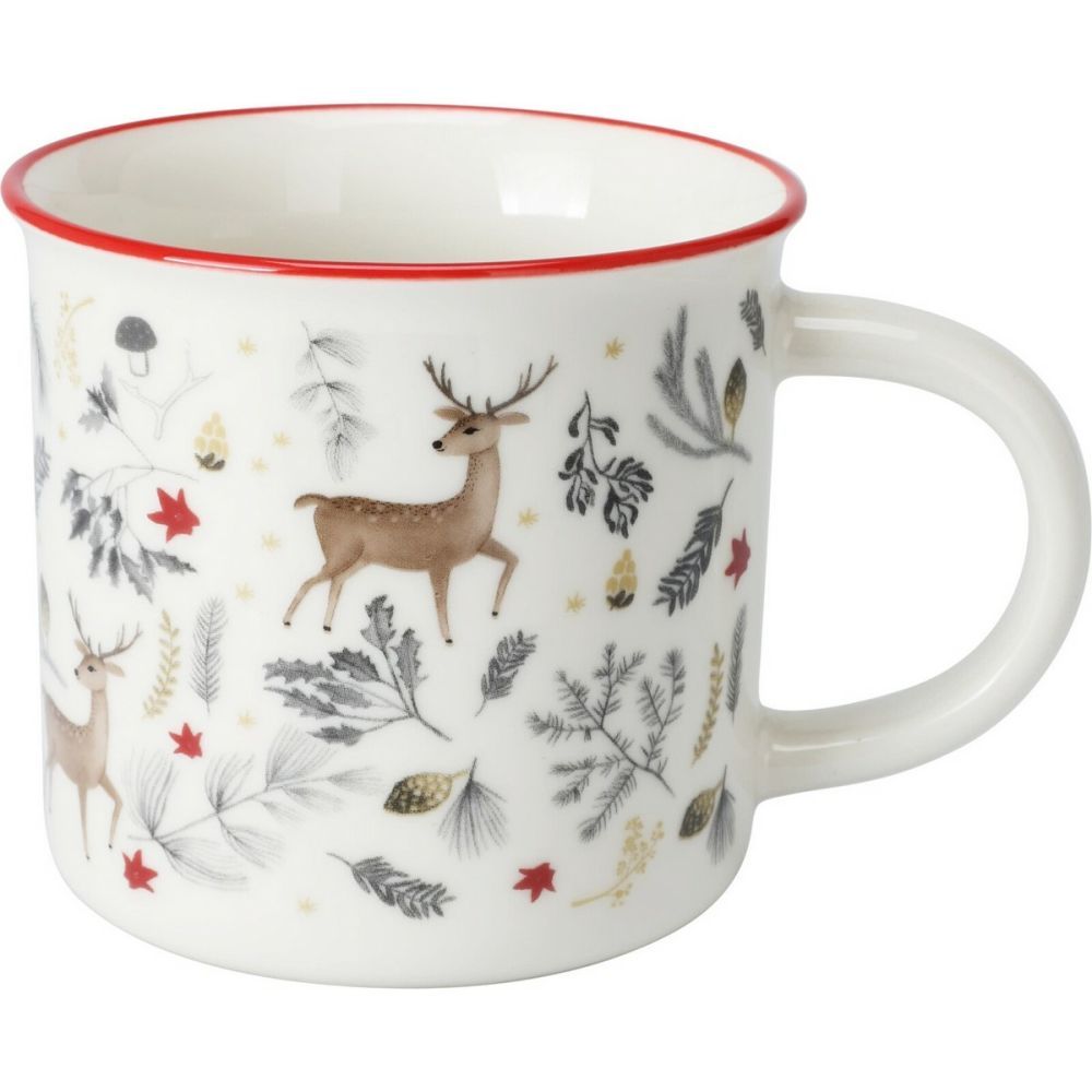 Porcelánový hrnek Winter Deer, 400 ml - 4home.cz