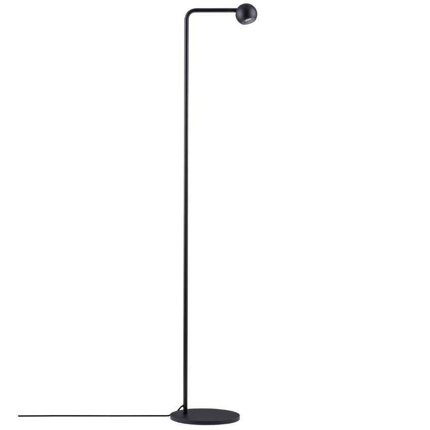 Černá kovová stojací LED lampa Nova Luce Sfera 125,5 cm - Designovynabytek.cz