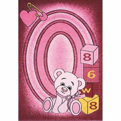 Spoltex Dětský koberec Toys pink C 126, 133 x 195 cm - 4home.cz