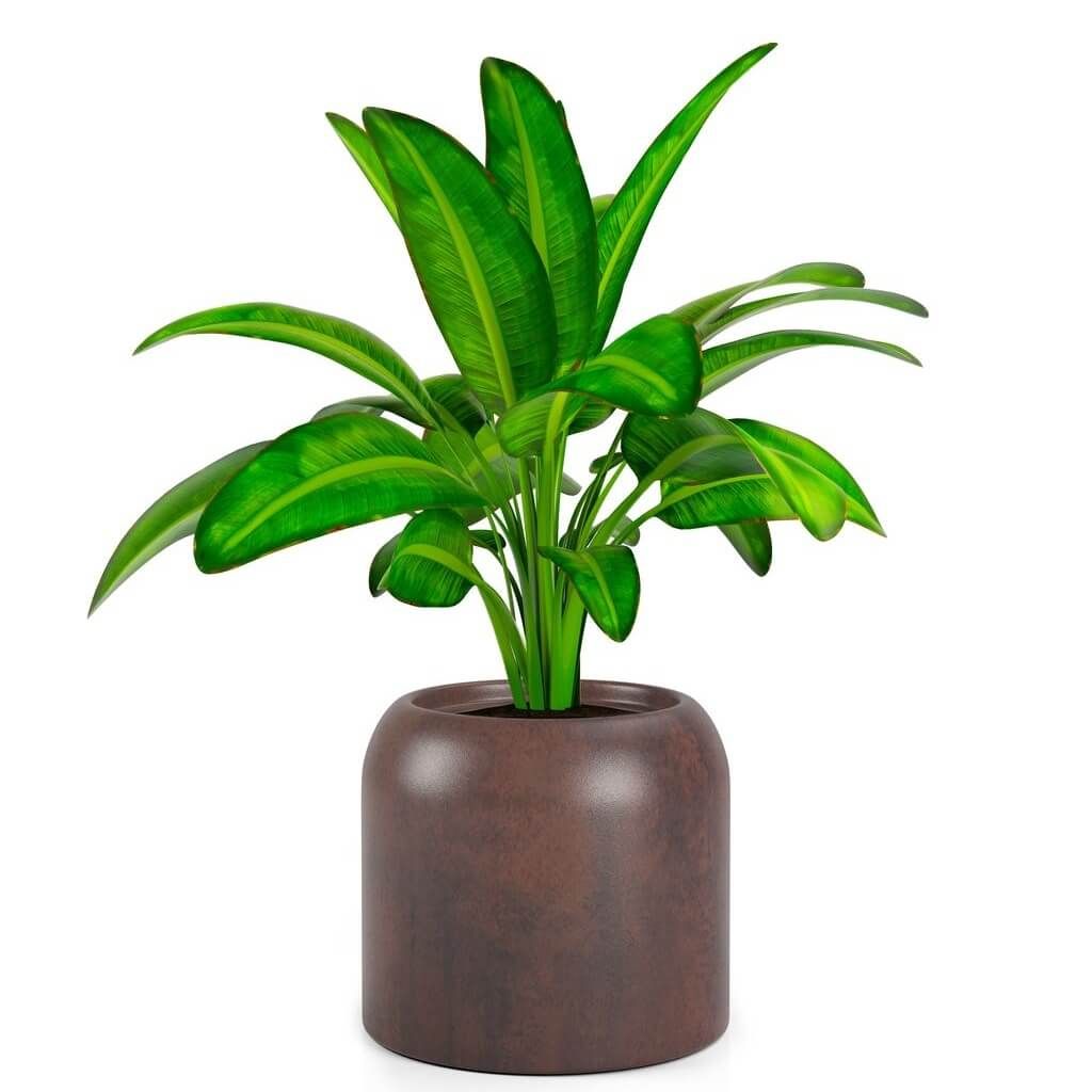 Plastový obal na květináč Ambienti 46 cm/corten - Osvětlení.com