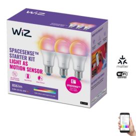 Philips WiZ 8720169075610 LED sada žárovek 8,8W E27 806 lm 2200-6500+RGBK