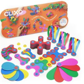 4L CLIXO: Magnetické bloky SUPER RAINBOW, 60 ks