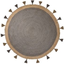 Flair Rugs koberce Kusový koberec Lunara Grey kruh – na ven i na doma - 150x150 (průměr) kruh cm