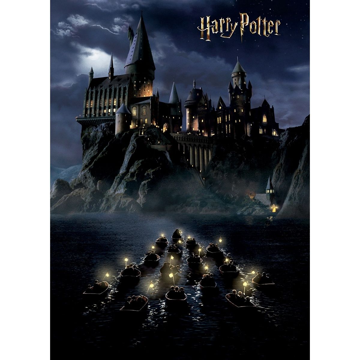 Dětská fototapeta Harry Potter Hogwarts Night 182 x 252 cm, 4 díly - 4home.cz