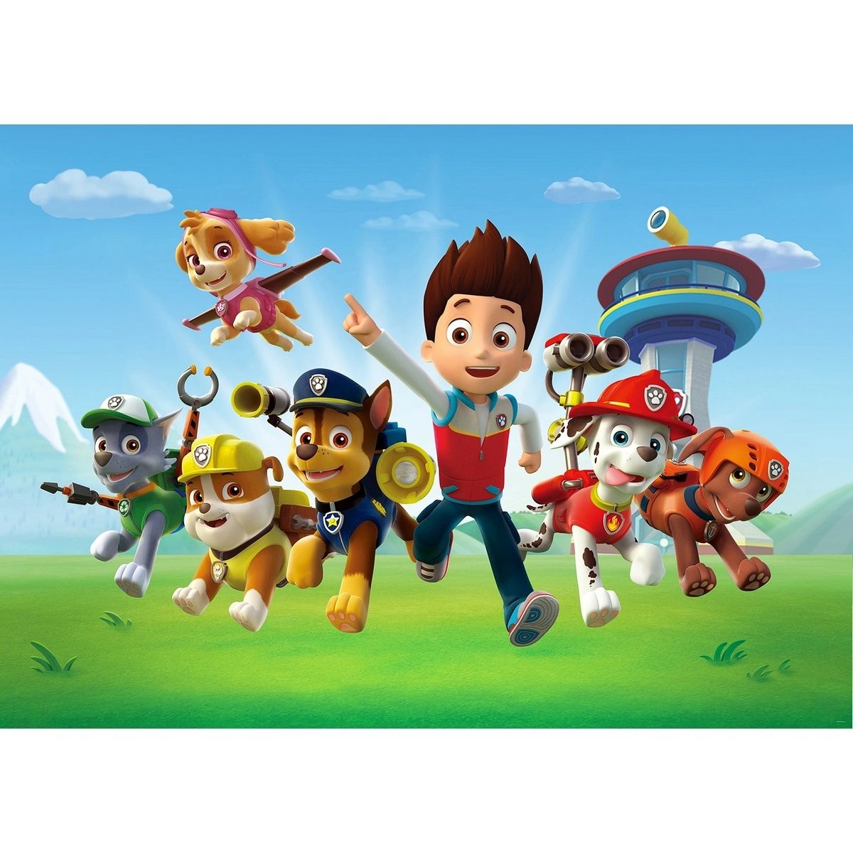 Dětská fototapeta Paw Patrol 251 x 182 cm, 4 díly - 4home.cz