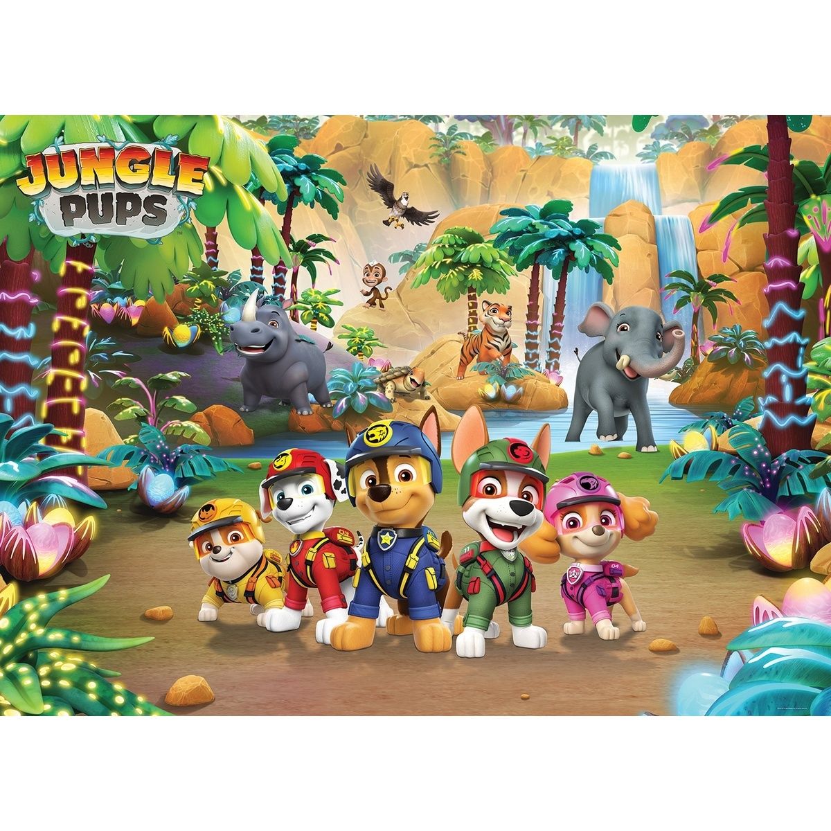 Dětská fototapeta Paw Patrol Jungle Pups 252 x 182 cm, 4 díly - 4home.cz