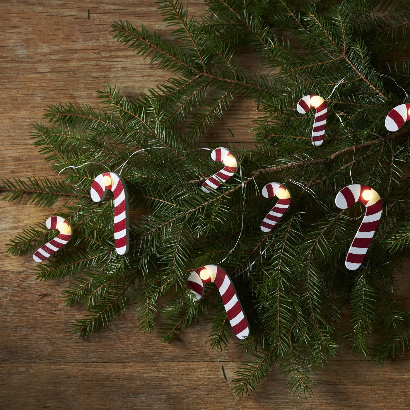 Světelný LED řetěz délka 160 cm Star Trading Candycane - červený/bílý - Homein.cz