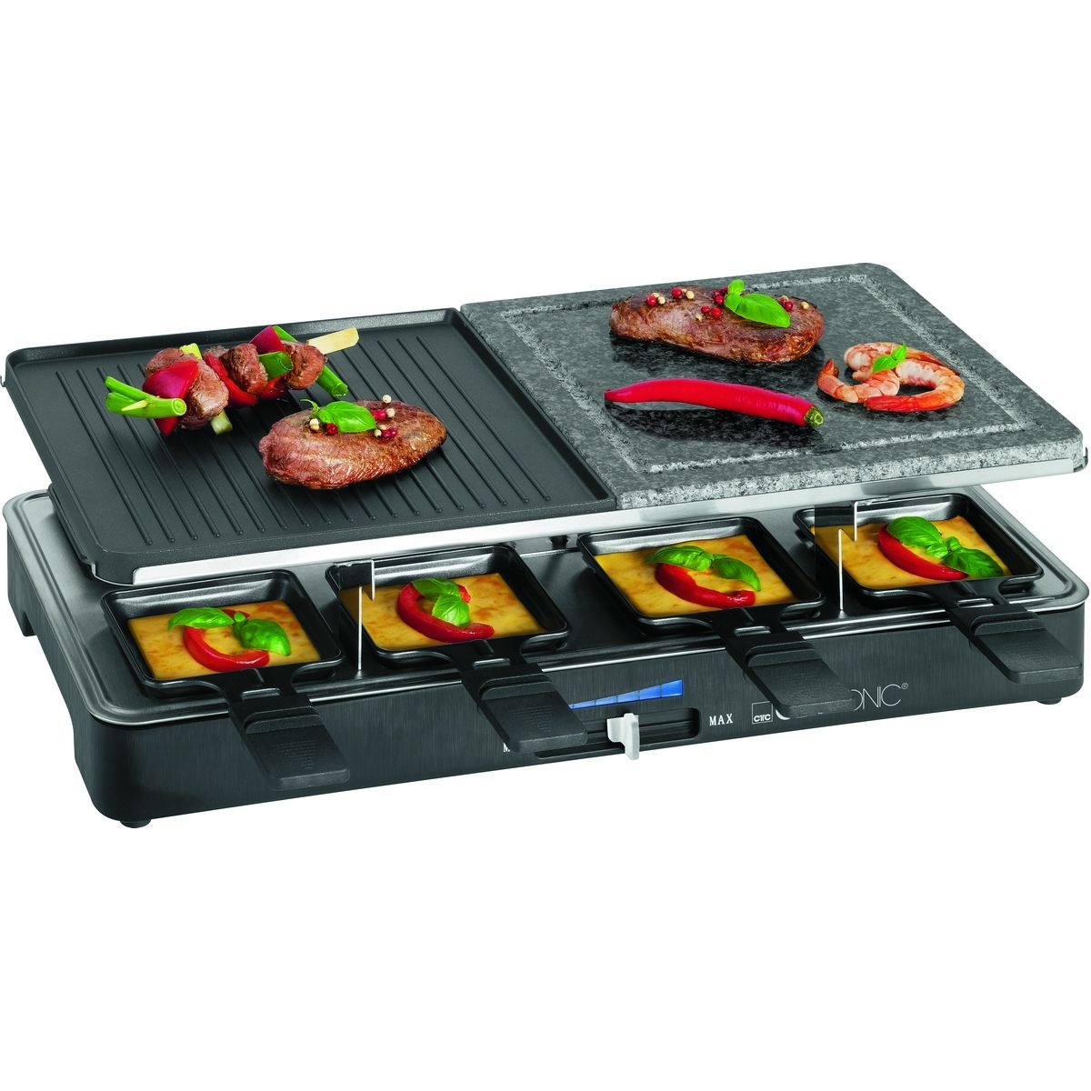 Clatronic RG 3518 raclette gril 3v1 - 4home.cz