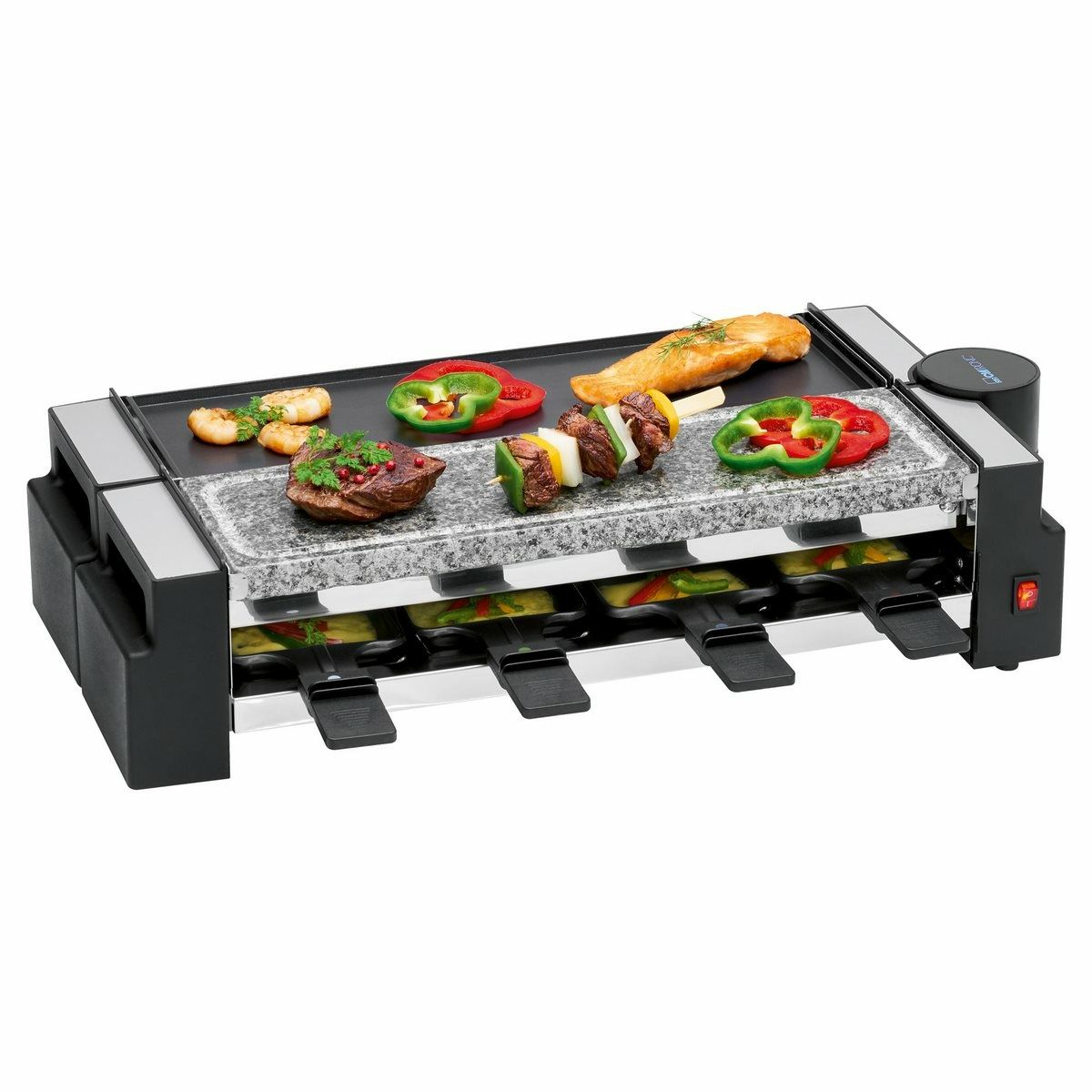 Clatronic RG 3678 raclette gril 2v1 - 4home.cz