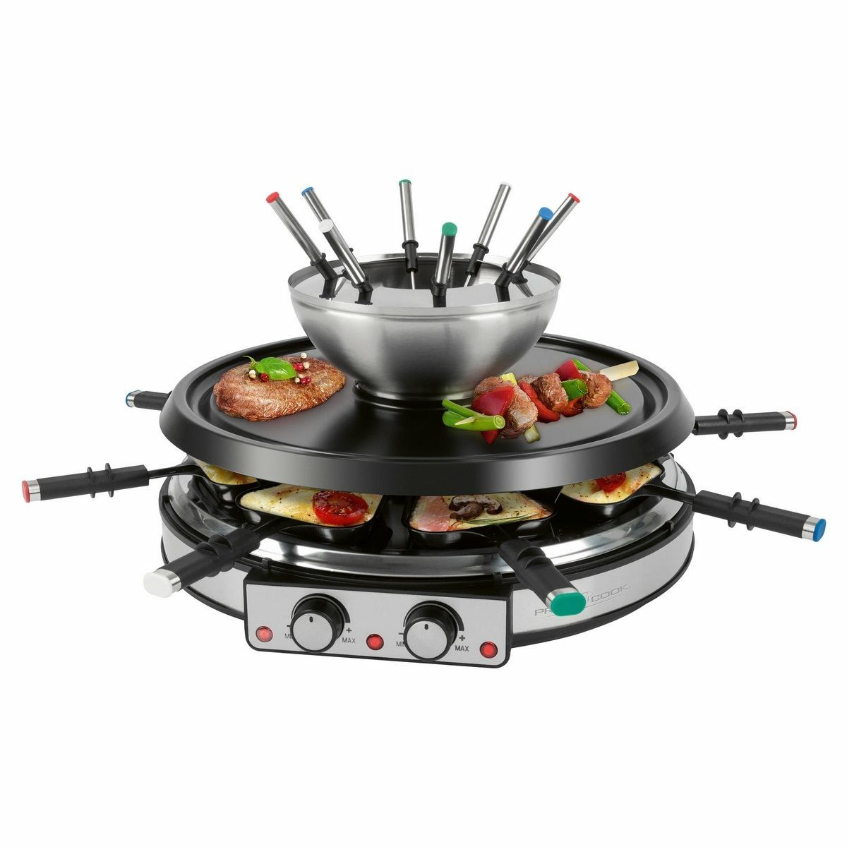 ProfiCook RG/FD 1245 raclette gril a fondue 2v1 - 4home.cz