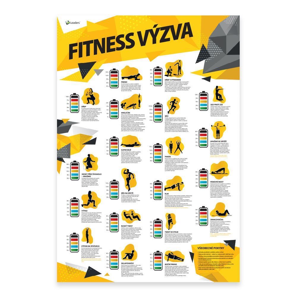 4L Stírací plakát - fitness výzva - Luceda.cz