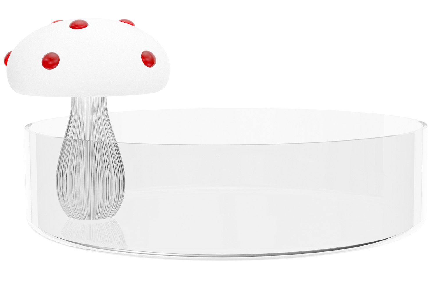 Ichendorf Milano designové mísy Alice Saucer White Mushroom with Red Dots - DESIGNPROPAGANDA