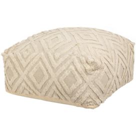 Home Styling Collection Pouf s dekorativním tuftovaným vzorem,  60 x 25 cm