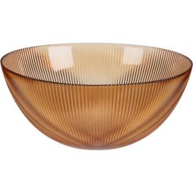 Home Styling Collection Žebrovaná mísa AMBER, Ø 28 cm