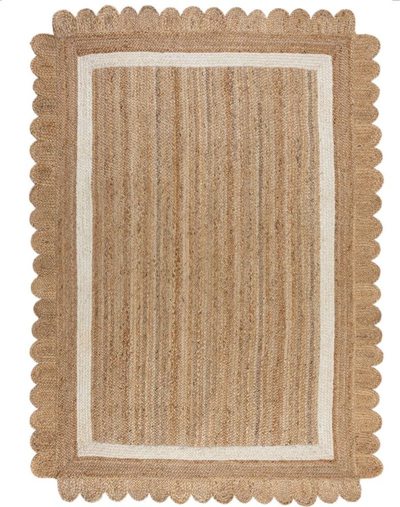 Flair Rugs koberce Kusový koberec Grace Jute Natural/White Rozměry koberců: 160x230 Mdum - M DUM.cz