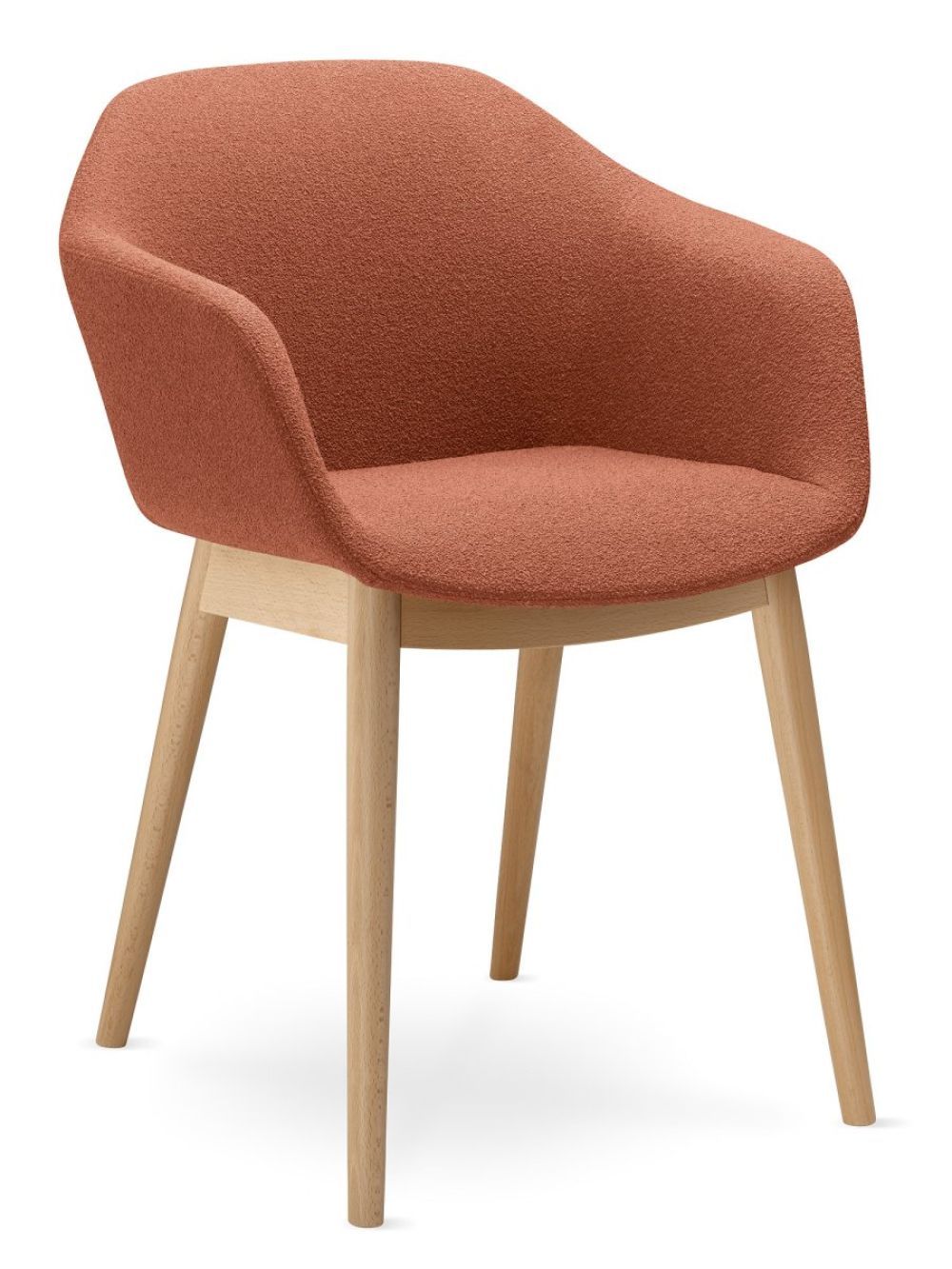 LD SEATING - Židle RIVA RI-02,D s dřevěnou podnoží - 