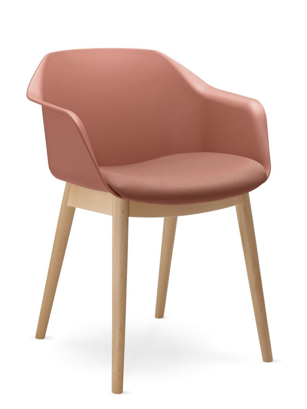 LD SEATING - Židle RIVA RI-01,D s dřevěnou podnoží - 