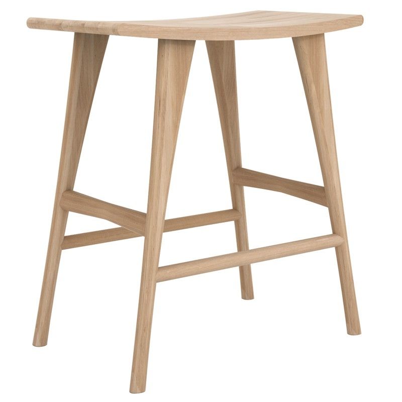 Ethnicraft designové barové židle Osso Stool (výška sedáku 77.5 cm) - DESIGNPROPAGANDA