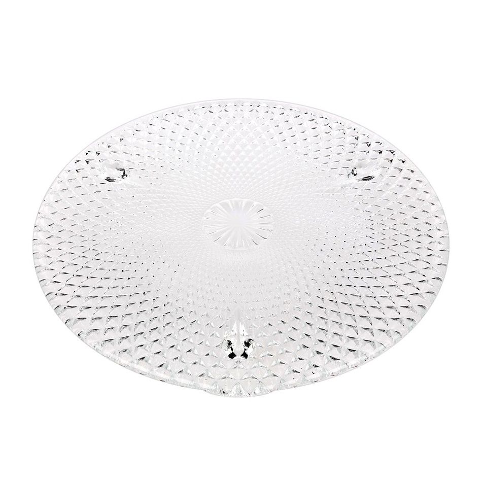 Skleněný servírovací podnos Karo, 28 cm - 4home.cz