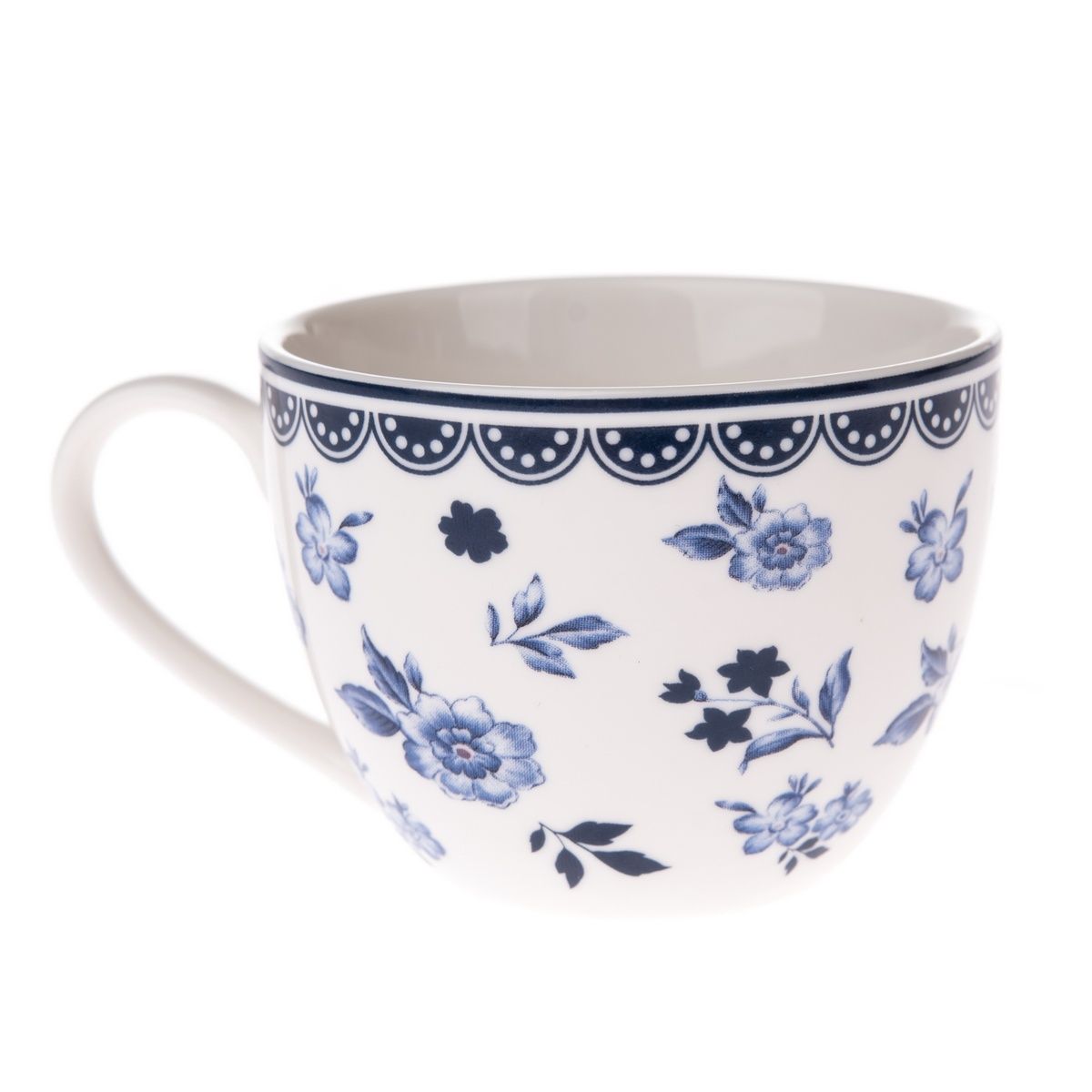 4dílná sada porcelánových šálků Floral, 90 ml - 4home.cz