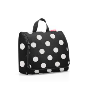 Toaletní taštička Reisenthel Toiletbag XL Dots white