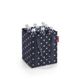 Nákupní taška na lahve Reisenthel Bottlebag  Metallic dots blue