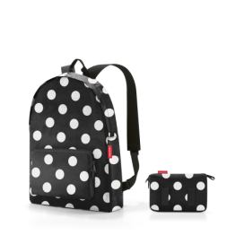 Skládací batoh Reisenthel Mini Maxi Rucksack Dots white