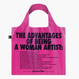 Skládací nákupní taška LOQI GUERRILLA GIRLS The Advantages Of Being A Woman Artist