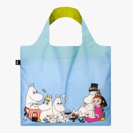 Skládací nákupní taška LOQI MOOMIN Family