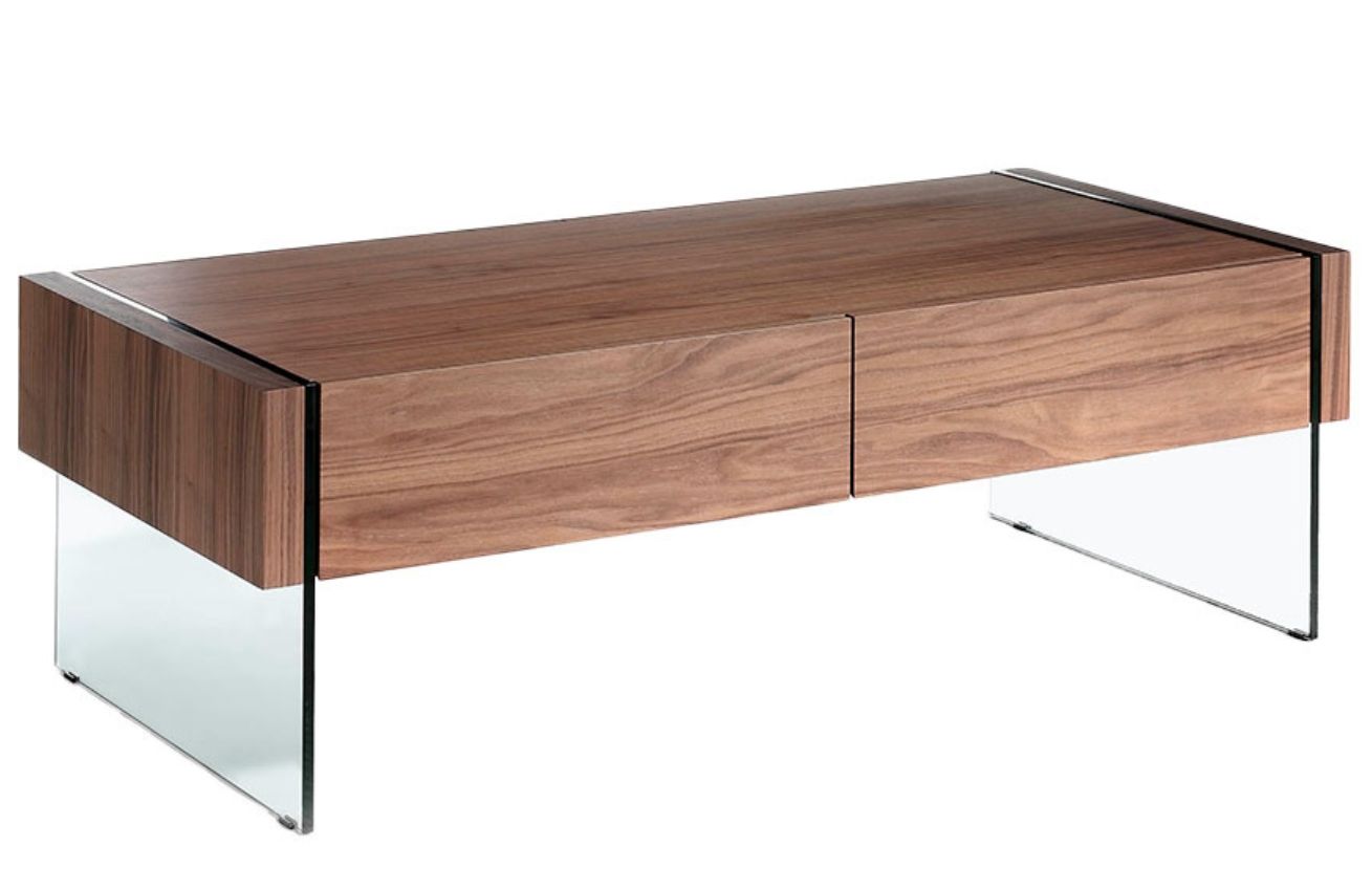 Ořechový konferenční stolek Angel Cerdá No. 2050, 127 x 59 cm - Designovynabytek.cz