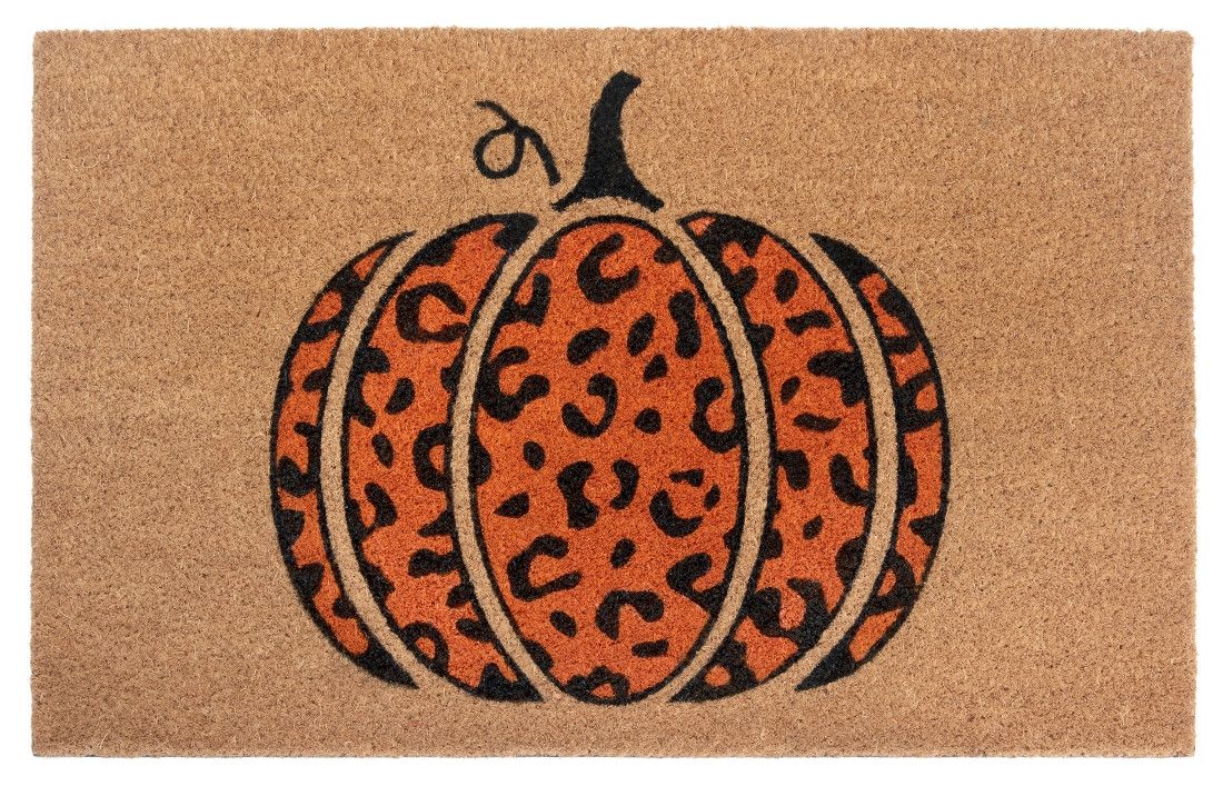 Hanse Home Collection koberce Rohožka Halloween oranžová tykev 105706 - na ven i na doma - 45x70 cm - Mujkoberec.cz