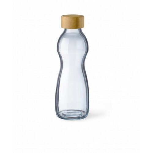 Simax 10080/LB nápojová láhev s bambusovým víčkem Pure Bottle 0,5 l - 4home.cz