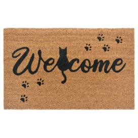 Hanse Home Collection koberce Rohožka Welcome (kočka) 105666 - na ven i na doma - 45x75 cm