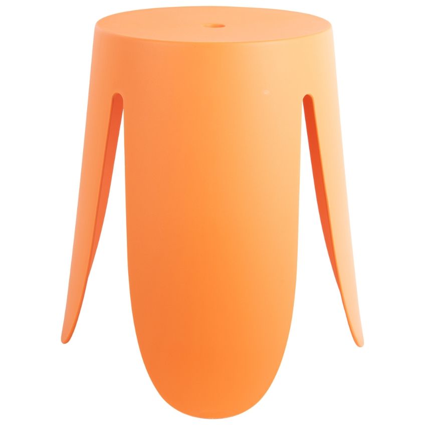 Present time Oranžová plastová stolička Ravis 45 cm - Designovynabytek.cz