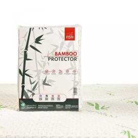 FDM Chránič matrace BAMBOO bílý, velikost 140x200