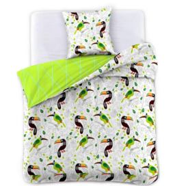 Bavlněné povlečení DecoKing Ducato TOUCAN, velikost 230x220+50x75*2