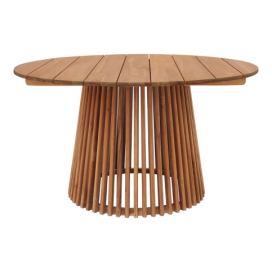 House Nordic Dřevěný zahradní stůl LORCA ø120 cm teak