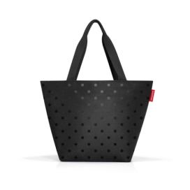 Nákupní taška přes rameno Reisenthel Shopper M Glossy dots black