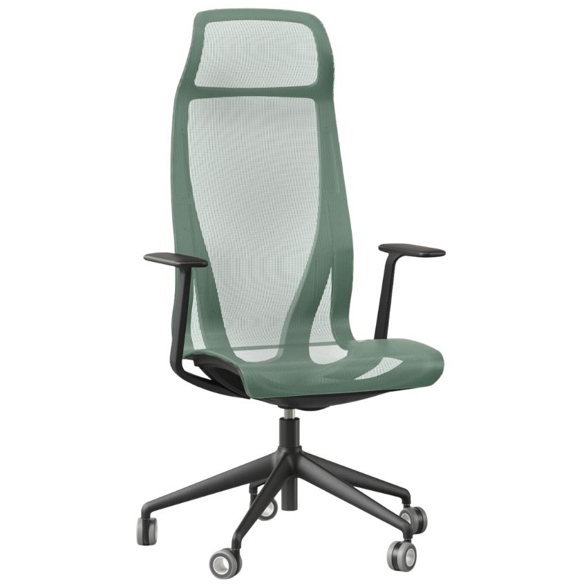 Narbutas Vyšší zelená kancelářská židle D-CHAIR - Designovynabytek.cz