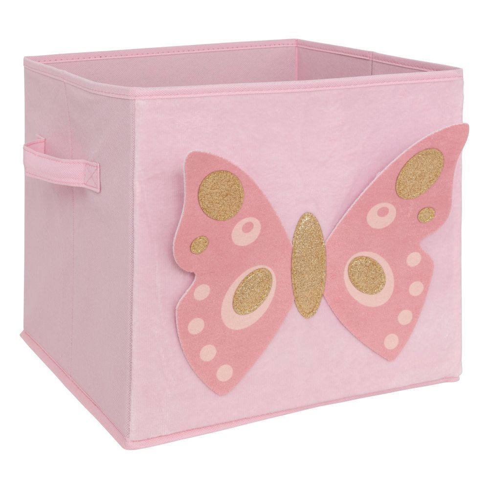 Atmosphera for kids Box na hračky s motýlkem STAY, 29 x 29 cm - EDAXO.CZ s.r.o.