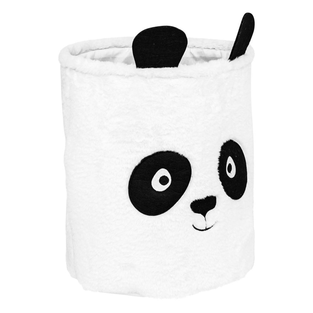 Atmosphera for kids Koš na hračky PANDA s oušky, Ø 35 cm - EDAXO.CZ s.r.o.