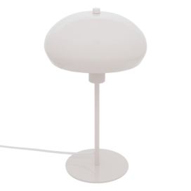 Atmosphera Stolní lampa SAVIO, kovová, výška 38 cm, bílá