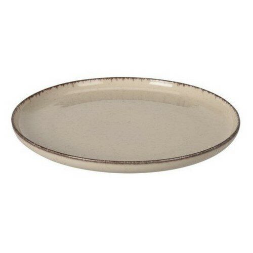 EH Porcelánový mělký talíř Beige, 24 cm - 4home.cz