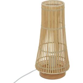 Atmosphera Atmosphera - Stolní lampa MAHE 1xE27/25W/230V bambus 