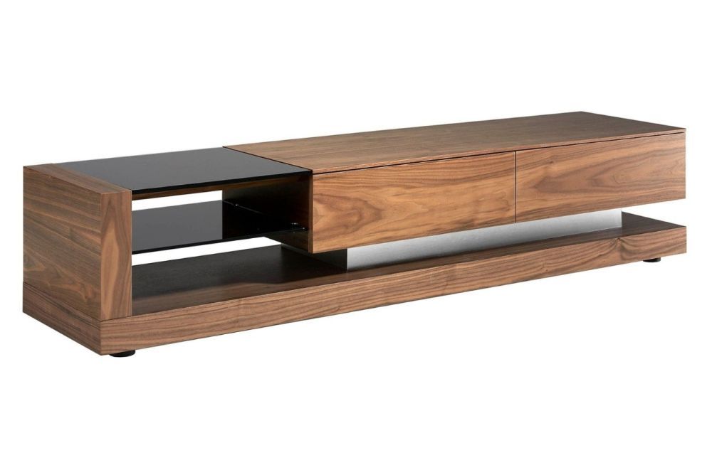 Ořechový TV stolek Angel Cerdá No. 3139, 180 x 56 cm - Designovynabytek.cz