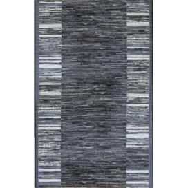 Associated Weavers koberce AKCE: 100x80 cm Protiskluzový běhoun na míru Adagio 29 tmavě šedý - šíře 80 cm